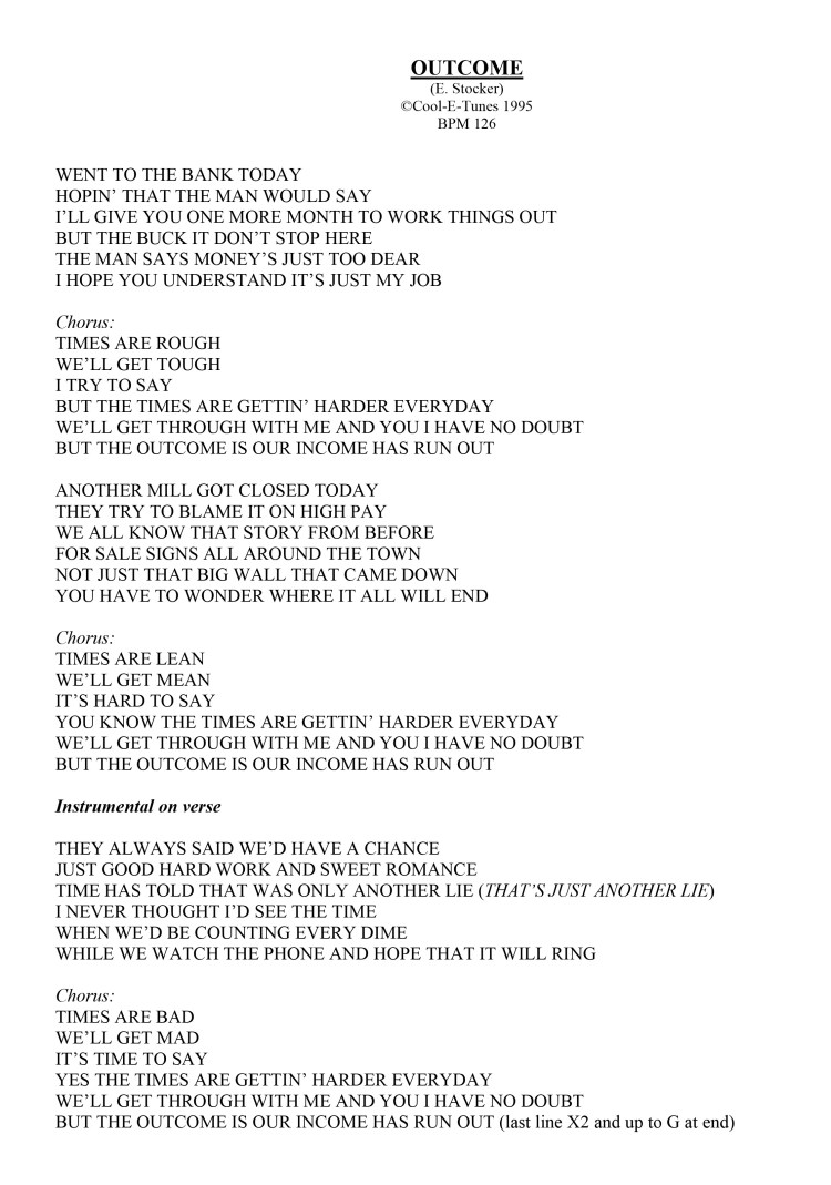 Microsoft Word - Outcome.doc