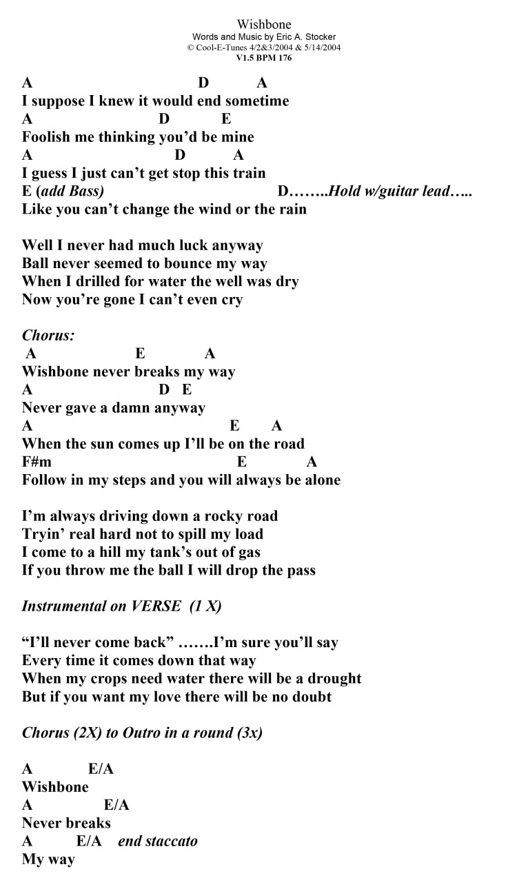 Microsoft Word - Wishbone.doc